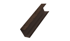 Крышка жалюзи Milan, Tokyo (для калиток, ворот) 0,45 Print-double Elite Antique Wood (2,5м)