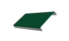 Ламель обратная 150 забора жалюзи Texas 0,5 Satin с пленкой RAL 6005 зеленый мох